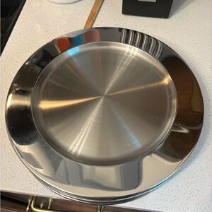 Stainless steel chargers